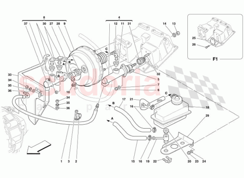 Part Diagram for Ferrari 110810