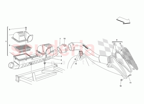 Part Diagram for Ferrari 1264372
