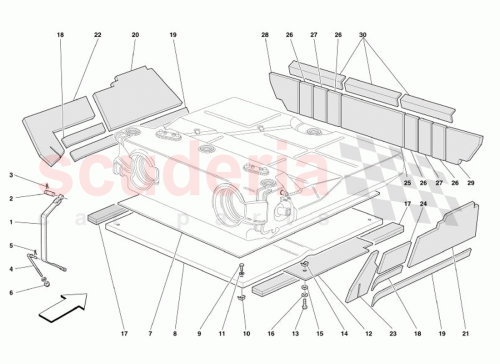 Part Diagram for Ferrari 66627200