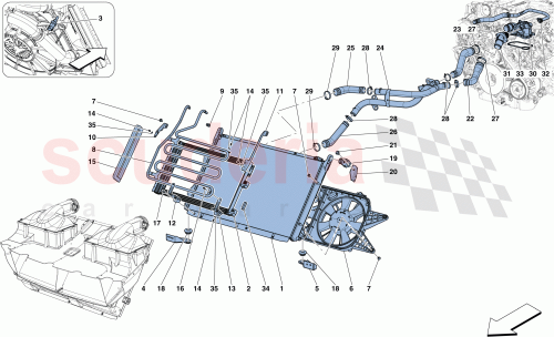 Part Diagram for Ferrari 315207