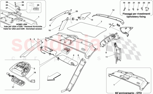 Part Diagram for Ferrari 217955