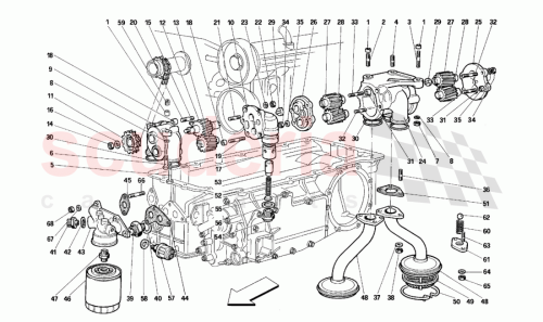 Part Diagram for Ferrari 121057