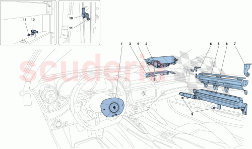 Part Diagram for Ferrari 89077700