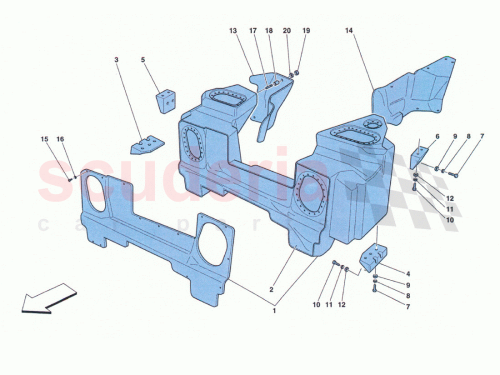 Part Diagram for Ferrari 265304