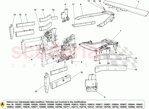 Part Diagram for Ferrari 270347