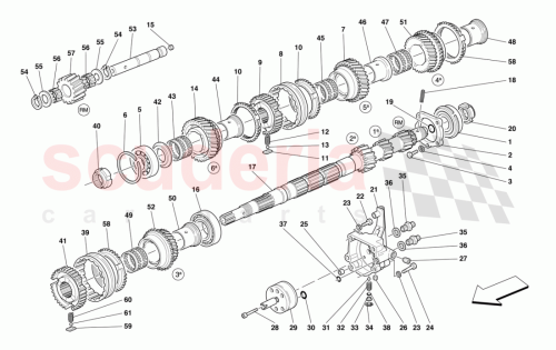 Part Diagram for Ferrari 152207
