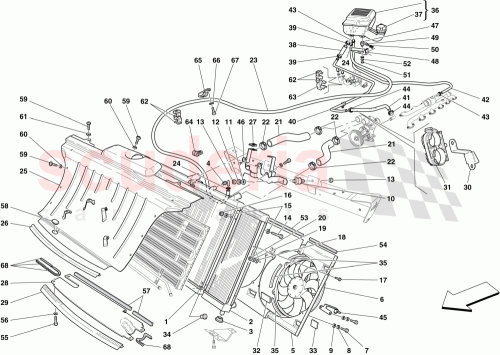 Part Diagram for Ferrari 68114900
