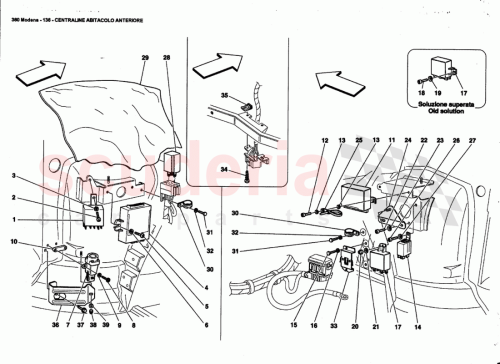 Part Diagram for Ferrari 171455