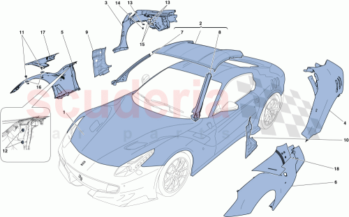 Part Diagram for Ferrari 88441210