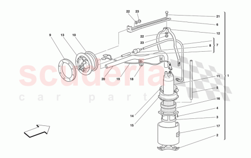 Part Diagram for Ferrari 177354
