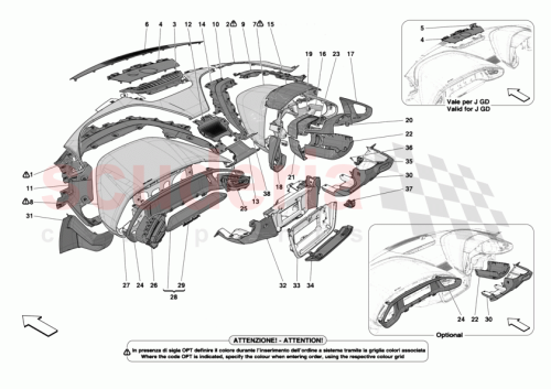 Part Diagram for Ferrari 968828