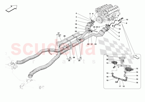 Part Diagram for Ferrari 013125570