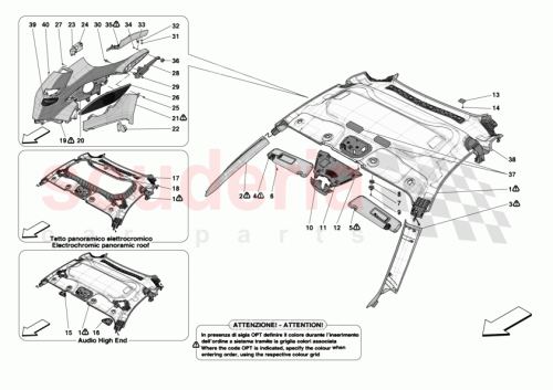 Part Diagram for Ferrari 844180
