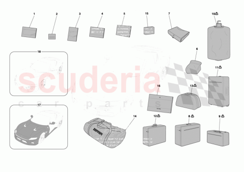 Part Diagram for Ferrari 55040075