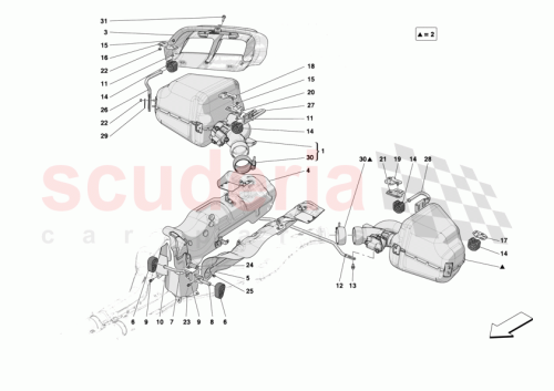 Part Diagram for Ferrari 868454