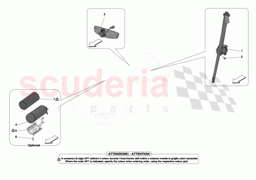 Part Diagram for Ferrari 82658000