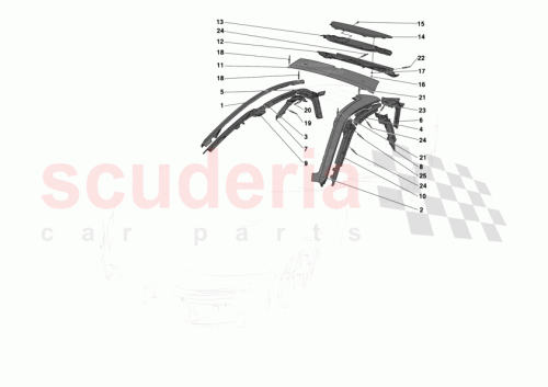 Part Diagram for Ferrari 975632
