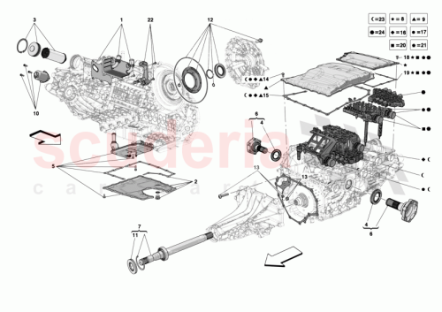 Part Diagram for Ferrari 055024227