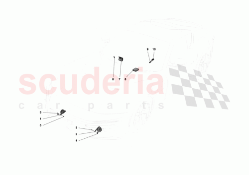 Part Diagram for Ferrari 821453