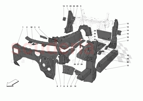 Part Diagram for Ferrari 000219344