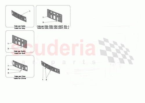 Part Diagram for Ferrari 904163