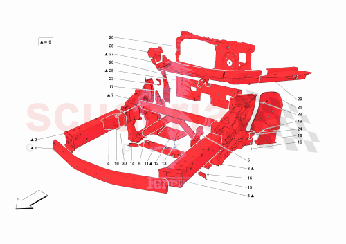Part Diagram for Ferrari 985966812