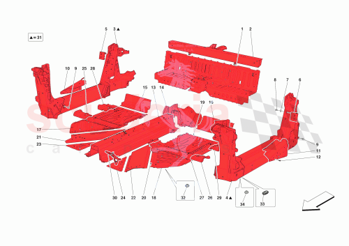 Part Diagram for Ferrari 985966686