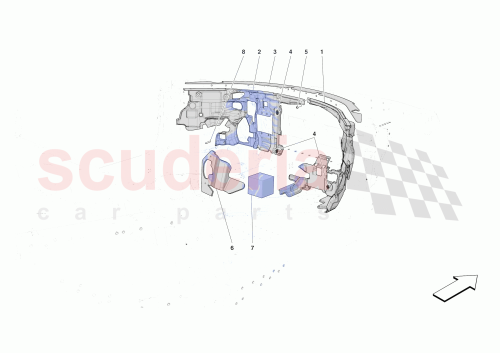 Part Diagram for Ferrari 911129