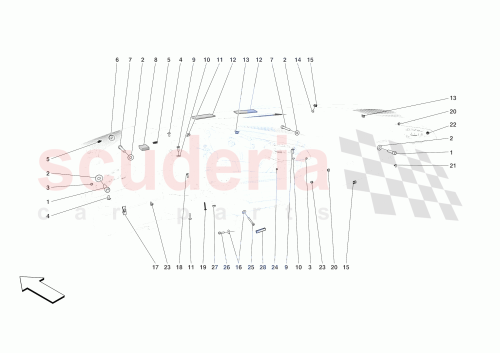 Part Diagram for Ferrari 967402