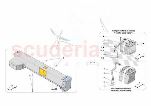 Part Diagram for Ferrari 950678