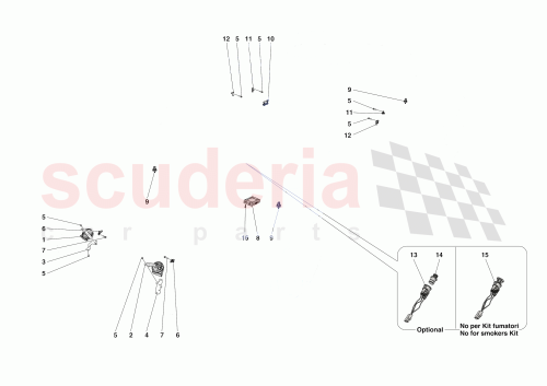 Part Diagram for Ferrari 741501