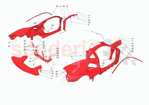 Part Diagram for Ferrari 873945