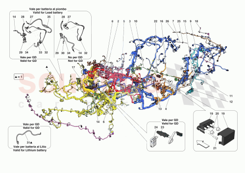 Part Diagram for Ferrari 953510