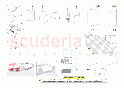 Part Diagram for Ferrari 882099