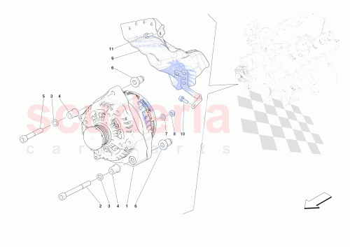 Part Diagram for Ferrari 829167