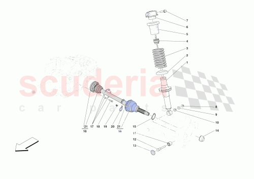 Part Diagram for Ferrari 841403