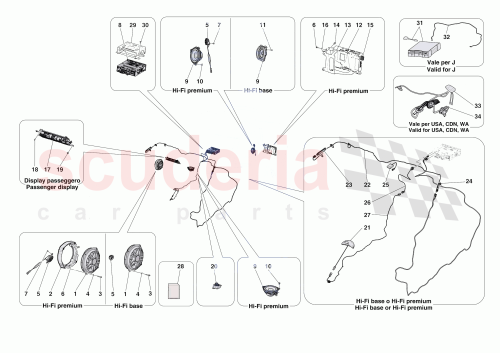 Part Diagram for Ferrari 981578