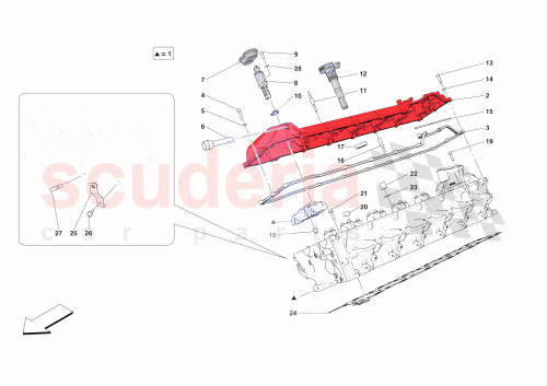 Part Diagram for Ferrari 183524