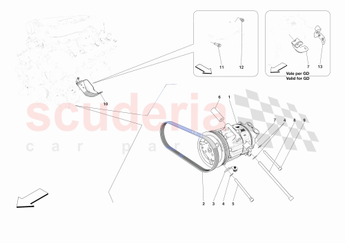 Part Diagram for Ferrari 938134