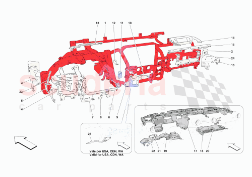 Part Diagram for Ferrari 979172