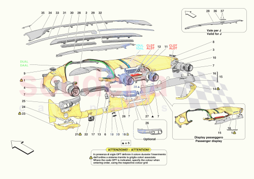 Part Diagram for Ferrari 070007531