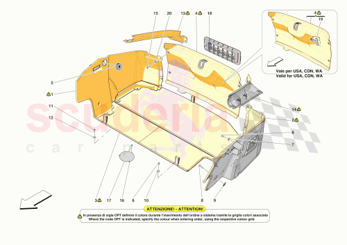 Part Diagram for Ferrari 918635
