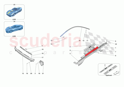 Part Diagram for Ferrari 798420