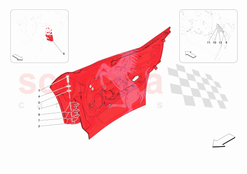 Part Diagram for Ferrari 000915270