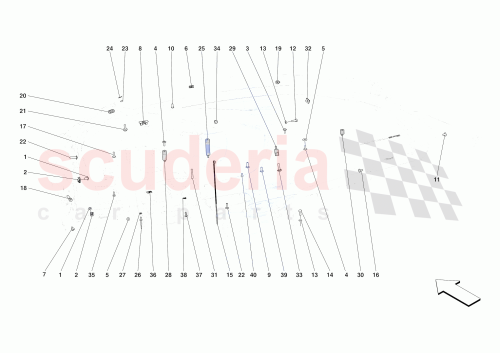 Part Diagram for Ferrari 810673