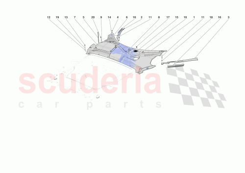 Part Diagram for Ferrari 744096