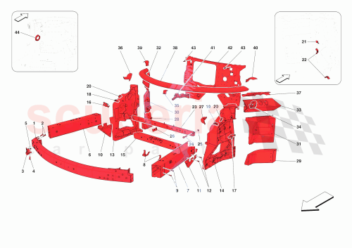 Part Diagram for Ferrari 985855542