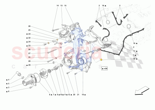 Part Diagram for Ferrari 990229