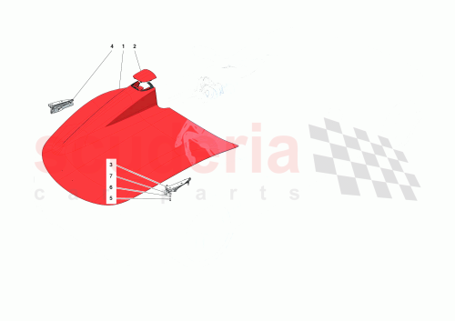 Part Diagram for Ferrari 897757