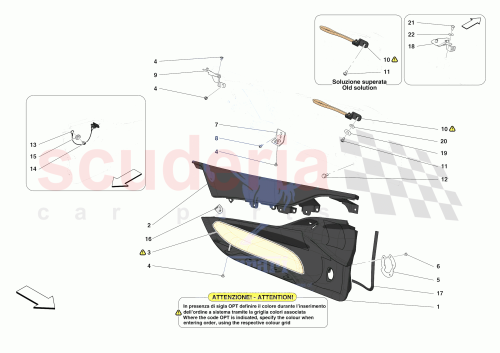 Part Diagram for Ferrari 927306